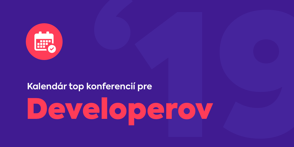 Top konferencie pre developerov na rok 2019
