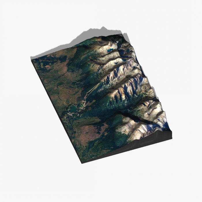 3D mapa Štrbské pleso