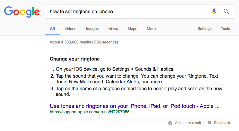 how to set ringtone on iphone